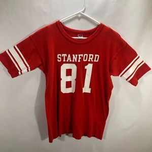 Vintage Champion STANFORD stripped sleeve shirt